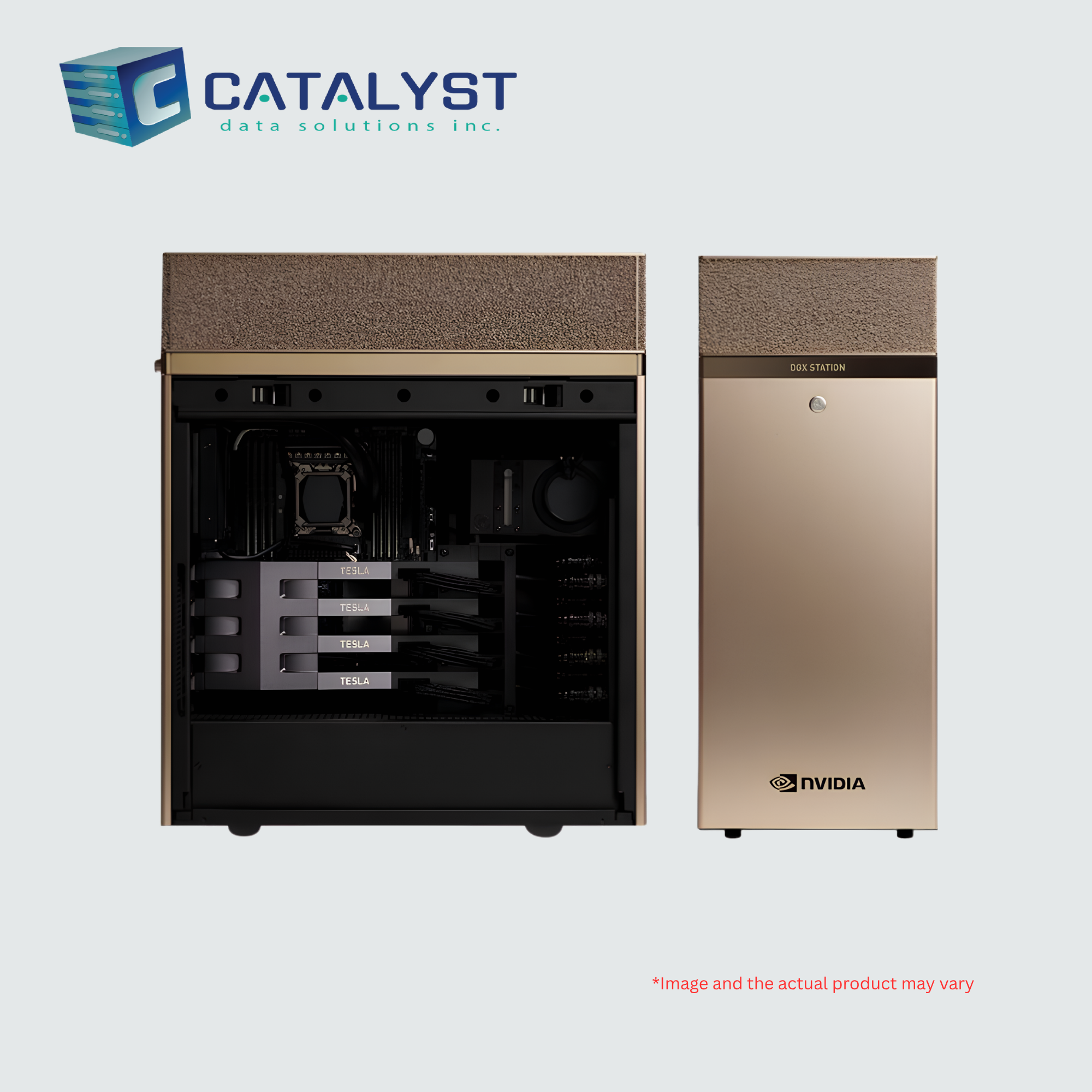 nvidia P2587 NVIDIA 4x Tesla V100 32GB GPU Workstation System - Image 1