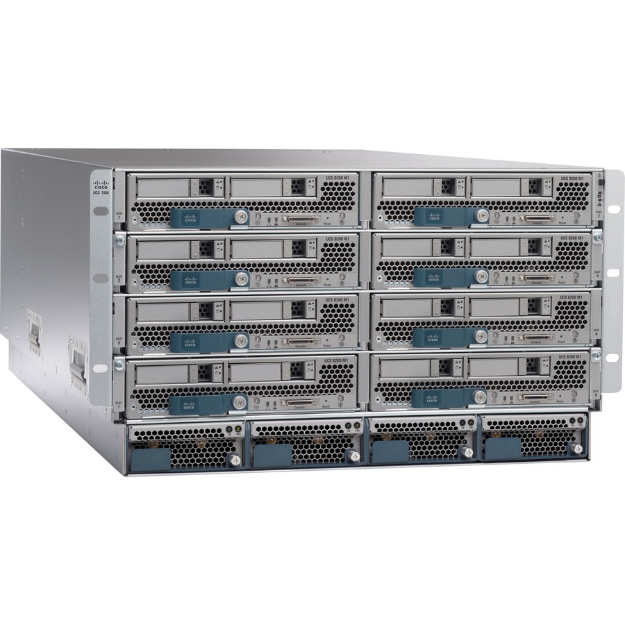 Cisco UCS 5108 Blade Server Chassis/0 PSU/8 Fans/0 Fabric Extender Cisco UCS 5108 Blade Server Chassis/0 PSU/8 Fans/0 Fabric Extender - Image 1