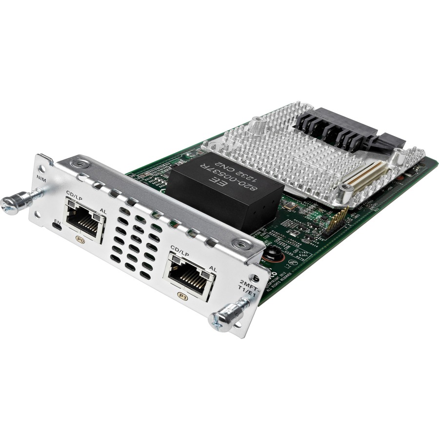 Cisco 2 Port Multi-Flex Trunk Voice/Clear-Channel Data T1/E1 Module Cisco 2 Port Multi-Flex Trunk Voice/Clear-Channel Data T1/E1 Module - Image 1