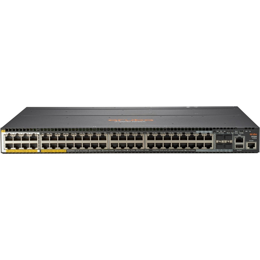 HPE 2930M 40G 8 HPE Smart Rate PoE+ 1-Slot Switch HPE 2930M 40G 8 HPE Smart Rate PoE+ 1-Slot Switch - Image 1