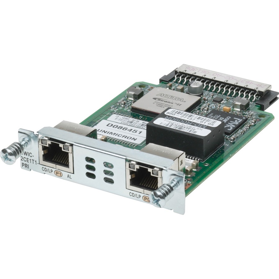 Cisco 2 Port Multi-Flex Trunk Voice/Channelized Data T1/E1 Module Cisco 2 Port Multi-Flex Trunk Voice/Channelized Data T1/E1 Module - Image 1