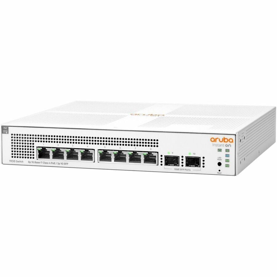 HPE Instant On 1930 8G Class4 PoE 2SFP 124W Switch HPE Instant On 1930 8G Class4 PoE 2SFP 124W Switch - Image 1