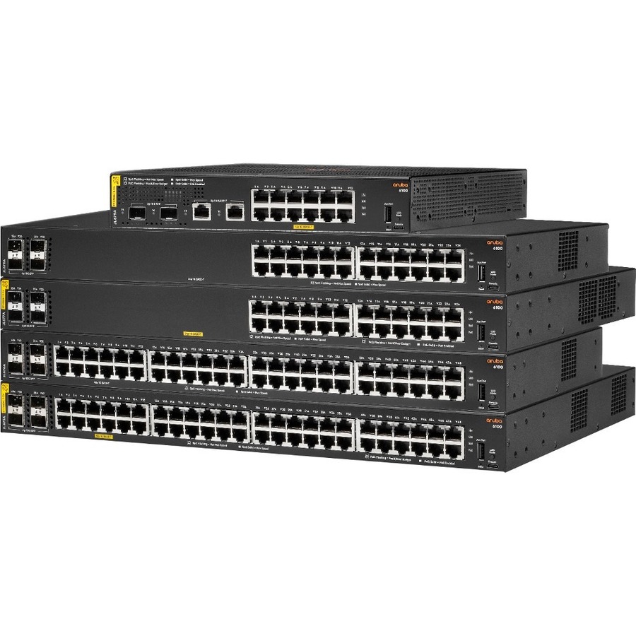 HPE 6100 24G 4SFP+ Switch HPE 6100 24G 4SFP+ Switch - Image 1