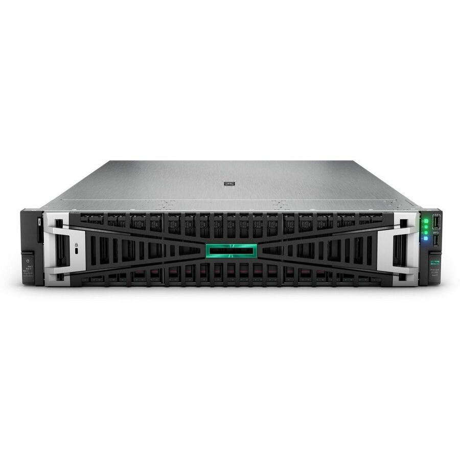 HPE SMART CHOICE ProLiant DL380 G11 2U Rack Server - 1 x Intel Xeon Gold 6526Y 2.8 GHz - 128 GB RAM - NVMe Controller HPE SMART CHOICE ProLiant DL380 G11 2U Rack Server - 1 x Intel Xeon Gold 6526Y 2.8 GHz - 128 GB RAM - NVMe Controller - Image 1