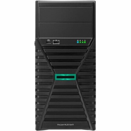 HPE ProLiant ML30 G11 4U Tower Server - 1 x Intel 6333P 3.10 GHz - 32 GB RAM - 960 GB SSD - (2 x 480GB) SSD Configuration - Serial ATA/600 Controller