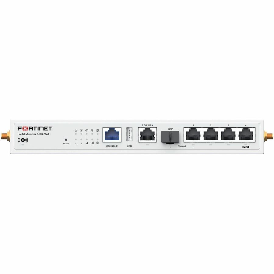 Fortinet FortiExtender FEX-511G-WIFI Wi-Fi 6 IEEE 802.11ax 2 SIM Ethernet, Cellular Modem/Wireless Router Fortinet FortiExtender FEX-511G-WIFI Wi-Fi 6 IEEE 802.11ax 2 SIM Ethernet, Cellular Modem/Wireless Router - Image 1