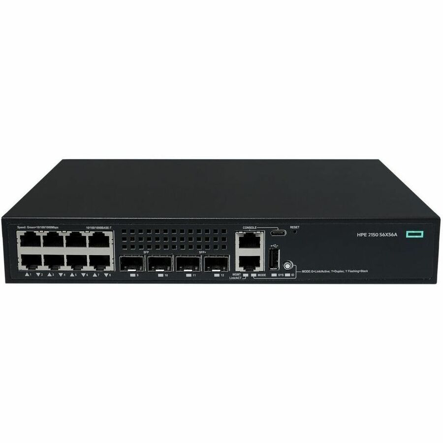 HPE CW 2150 8p 10M/100M/1G 2p SFP 1G 2p SFP+ 1G/10G Switch HPE CW 2150 8p 10M/100M/1G 2p SFP 1G 2p SFP+ 1G/10G Switch - Image 1