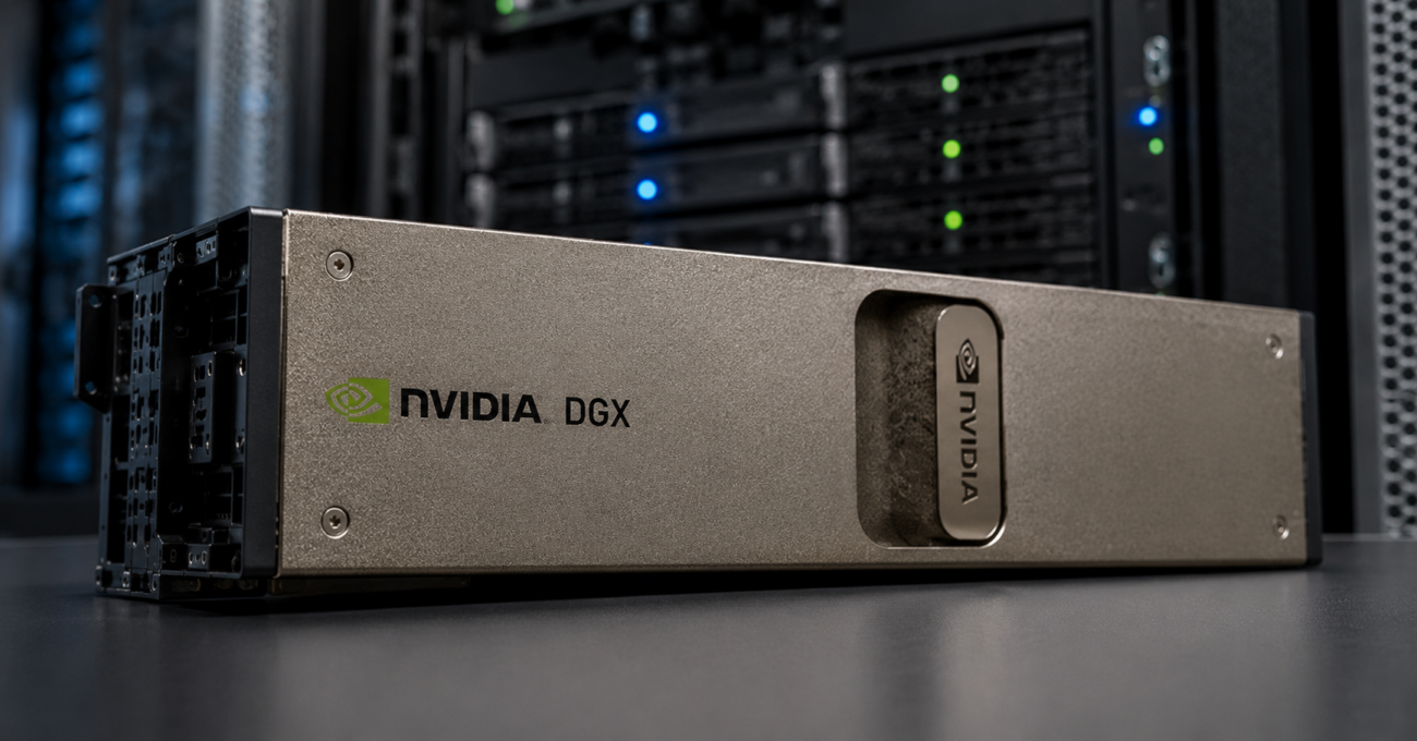 NVIDIA DGX HGX AI server product image for dense GPU computing, AI training, HPC, and data center workloads.