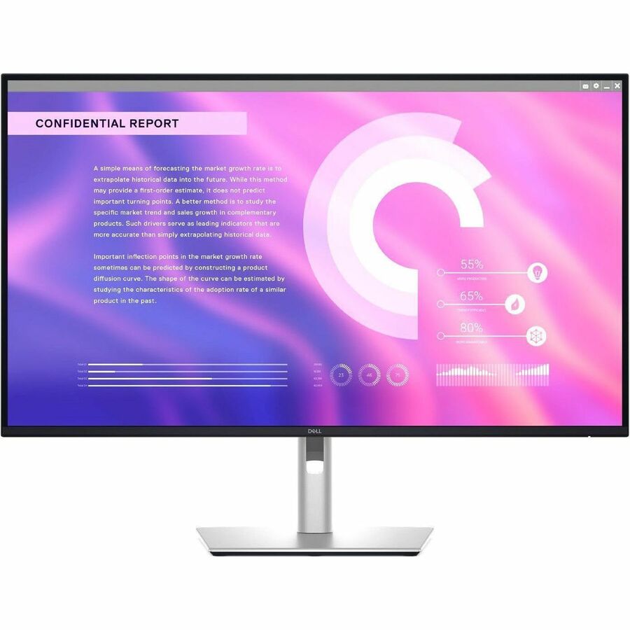 Dell Pro Plus P3225DE 32" Class WQHD LED Monitor - 16:9 - Black, Gray Dell Pro Plus P3225DE 32" Class WQHD LED Monitor - 16:9 - Black, Gray - Image 1