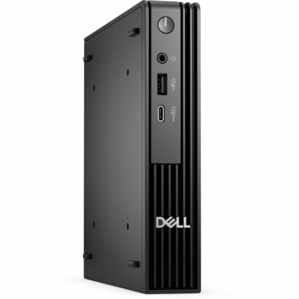 Dell Pro Micro QCM1250 Desktop Computer - Intel Core i5 14th Gen i5-14500T - 8 GB - 256 GB SSD - Micro PC - Black