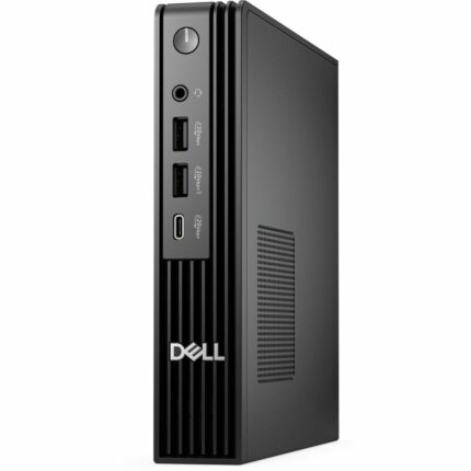 Dell Pro Micro Plus QBM1250 Desktop Computer - Intel Core Ultra 5 235 - vPro Technology - 16 GB - 256 GB SSD - Micro PC - Black