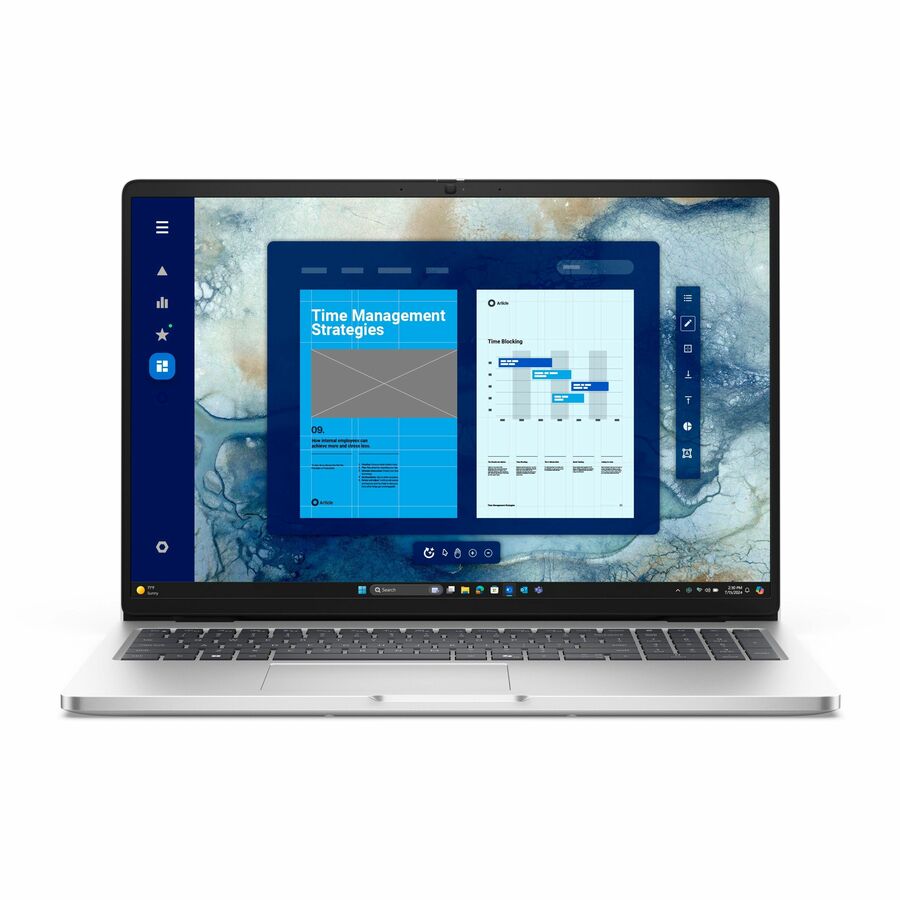 Dell Pro 16 PC16250 16" Notebook - Full HD Plus - 60 Hz - Intel Core Ultra 5 235U - vPro Technology - 16 GB - 512 GB SSD - English (US) Keyboard - Platinum Silver Dell Pro 16 PC16250 16" Notebook - Full HD Plus - 60 Hz - Intel Core Ultra 5 235U - vPro Technology - 16 GB - 512 GB SSD - English (US) Keyboard - Platinum Silver - Image 1