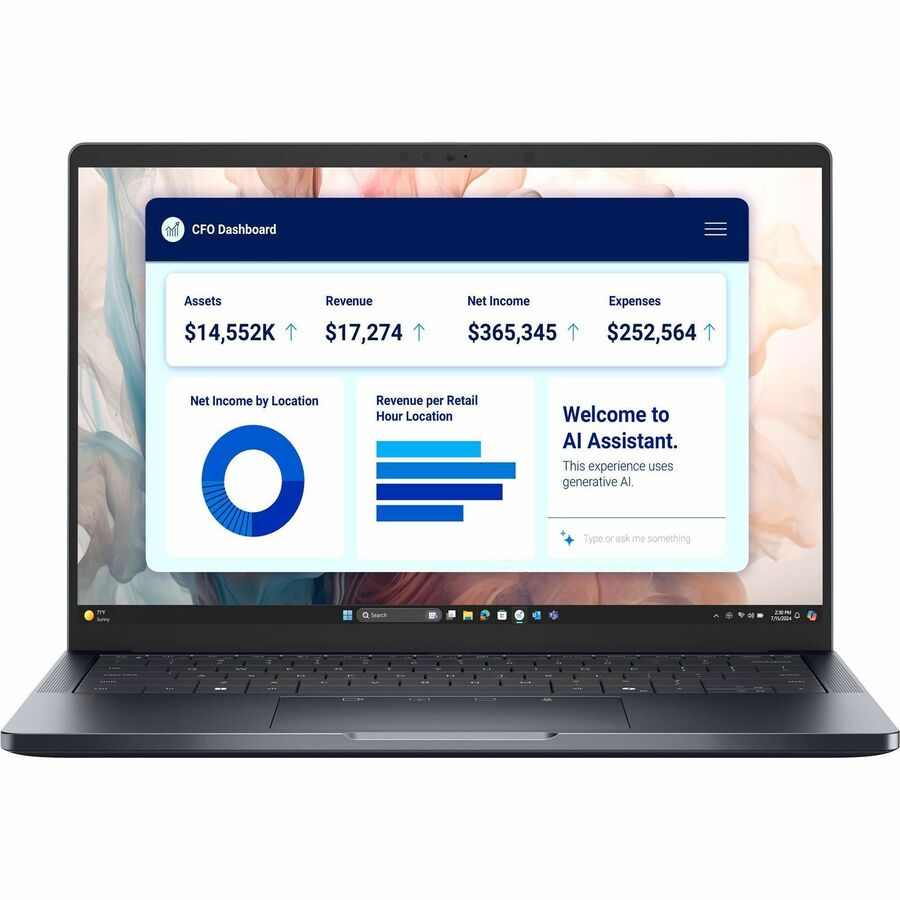 Dell Pro 14 Premium PA14250 14" Copilot+ PC Notebook - Full HD Plus - 60 Hz - Intel Core Ultra 7 266V - vPro Technology - 16 GB - 512 GB SSD - English (US) Keyboard - Magnetite Dell Pro 14 Premium PA14250 14" Copilot+ PC Notebook - Full HD Plus - 60 Hz - Intel Core Ultra 7 266V - vPro Technology - 16 GB - 512 GB SSD - English (US) Keyboard - Magnetite - Image 1
