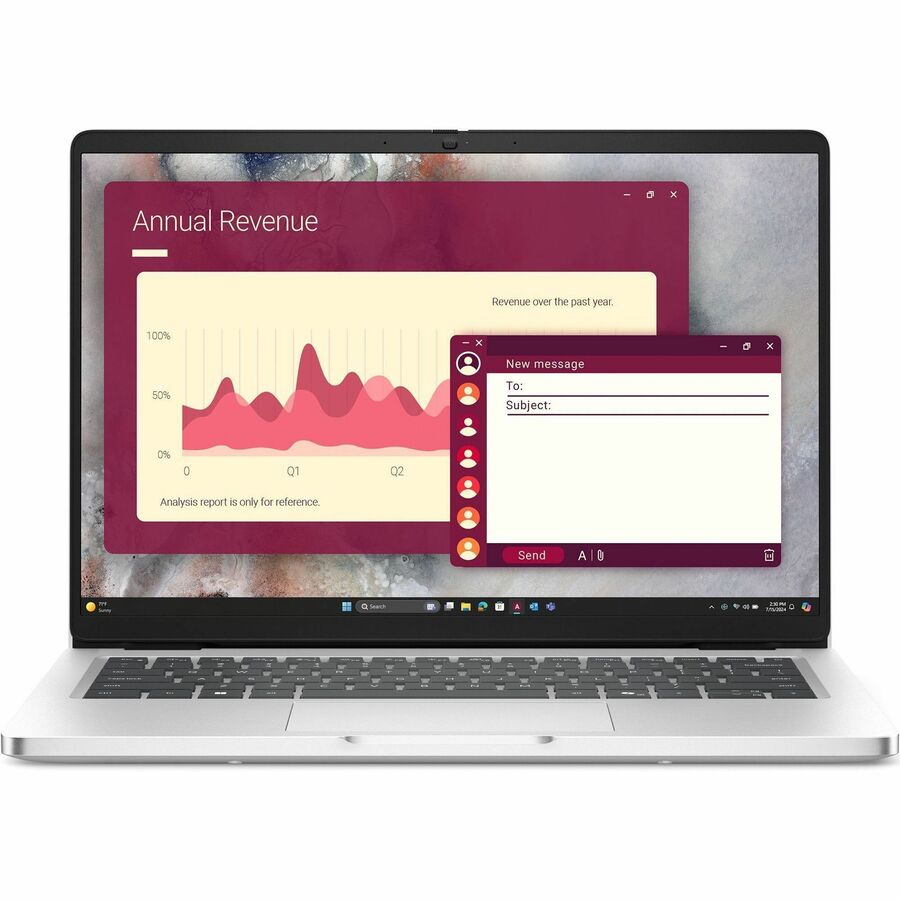 Dell Pro 14 PC14250 14" Notebook - Full HD Plus - 60 Hz - Intel Core Ultra 5 235U - vPro Technology - 16 GB - 512 GB SSD - English (US) Keyboard - Platinum Silver Dell Pro 14 PC14250 14" Notebook - Full HD Plus - 60 Hz - Intel Core Ultra 5 235U - vPro Technology - 16 GB - 512 GB SSD - English (US) Keyboard - Platinum Silver - Image 1