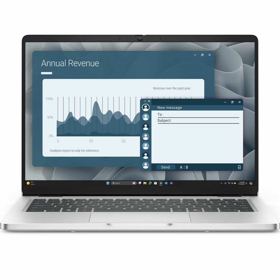 Dell Pro 14 PC14255 14" Copilot+ PC Notebook - Full HD Plus - 60 Hz - AMD Ryzen AI 7 350 - 16 GB - 512 GB SSD - English (US) Keyboard - Platinum Silver Dell Pro 14 PC14255 14" Copilot+ PC Notebook - Full HD Plus - 60 Hz - AMD Ryzen AI 7 350 - 16 GB - 512 GB SSD - English (US) Keyboard - Platinum Silver - Image 1