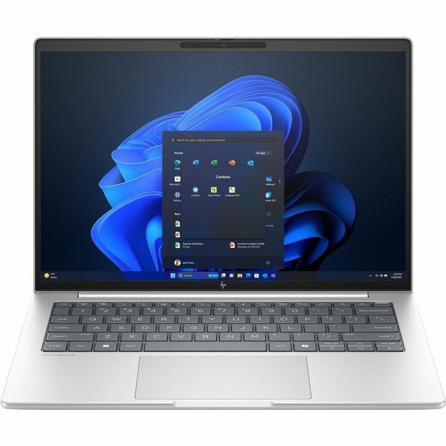 HP EliteBook 8 G1i 14" Touchscreen Copilot+ PC Notebook - 5G - WUXGA - Intel Core Ultra 5 228V - 32 GB - 1 TB SSD - Glacier Silver Aluminum HP EliteBook 8 G1i 14" Touchscreen Copilot+ PC Notebook - 5G - WUXGA - Intel Core Ultra 5 228V - 32 GB - 1 TB SSD - Glacier Silver Aluminum - Image 1